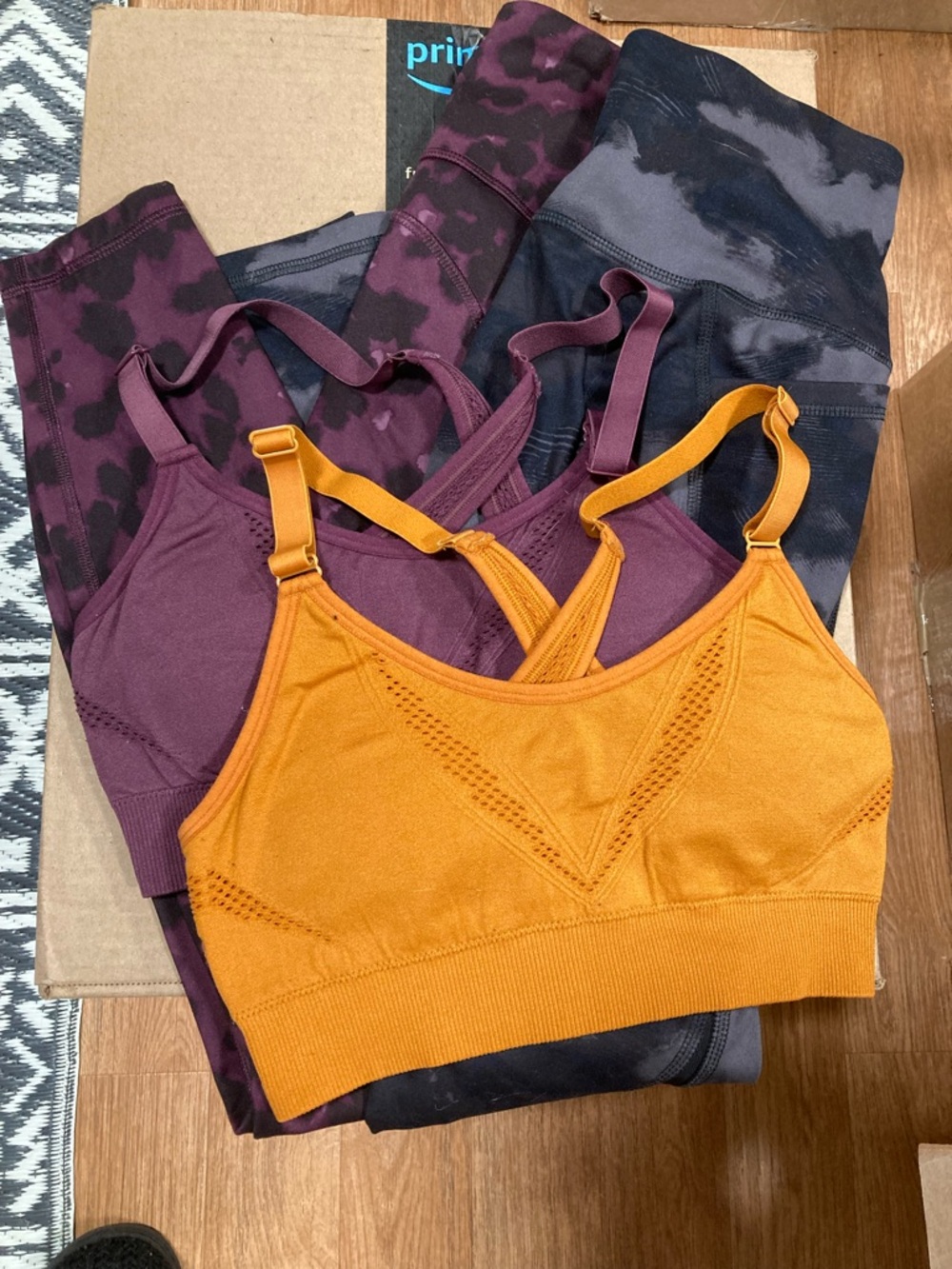 All In Motion legging and sport bra sets